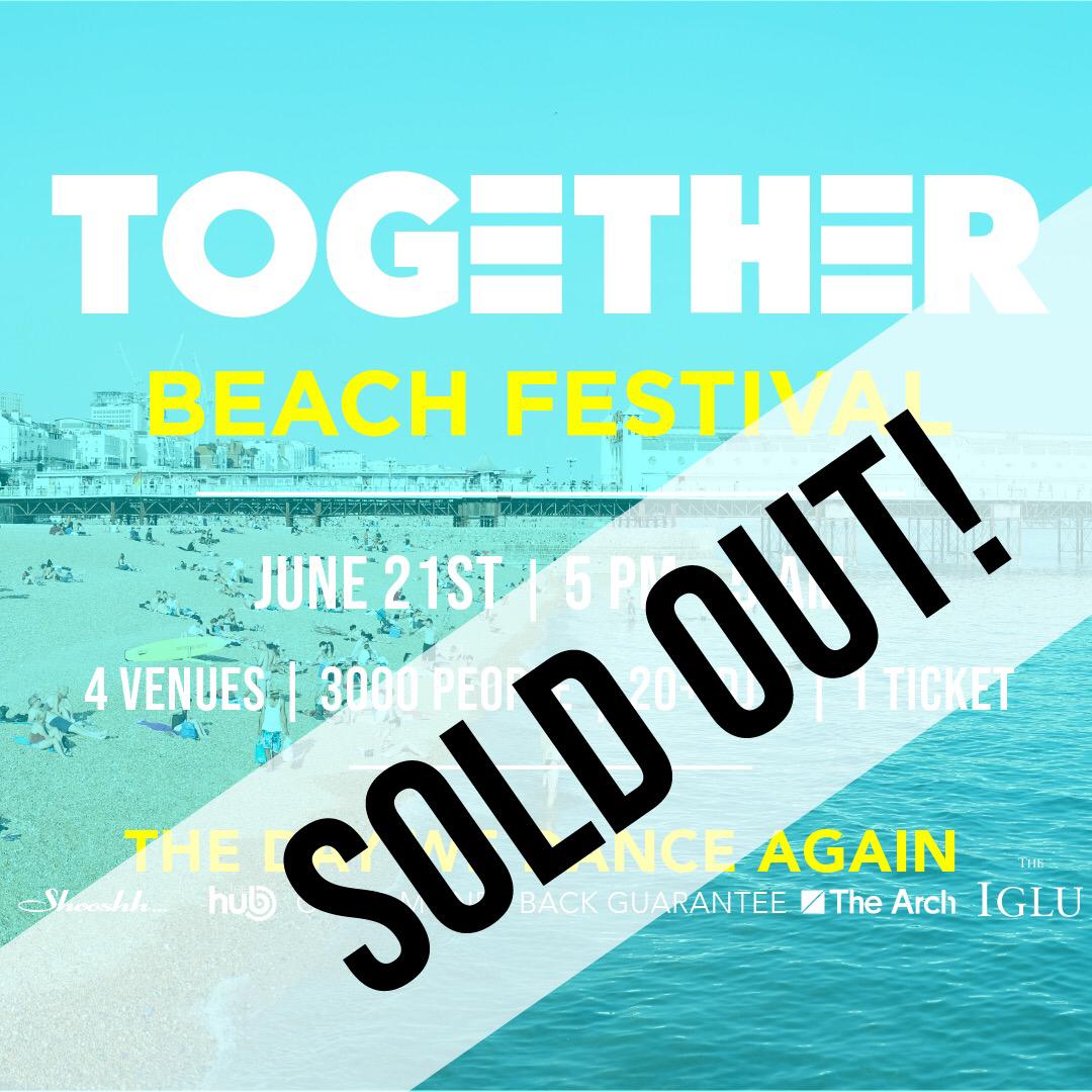 Together Beach Festival sold out by promotions