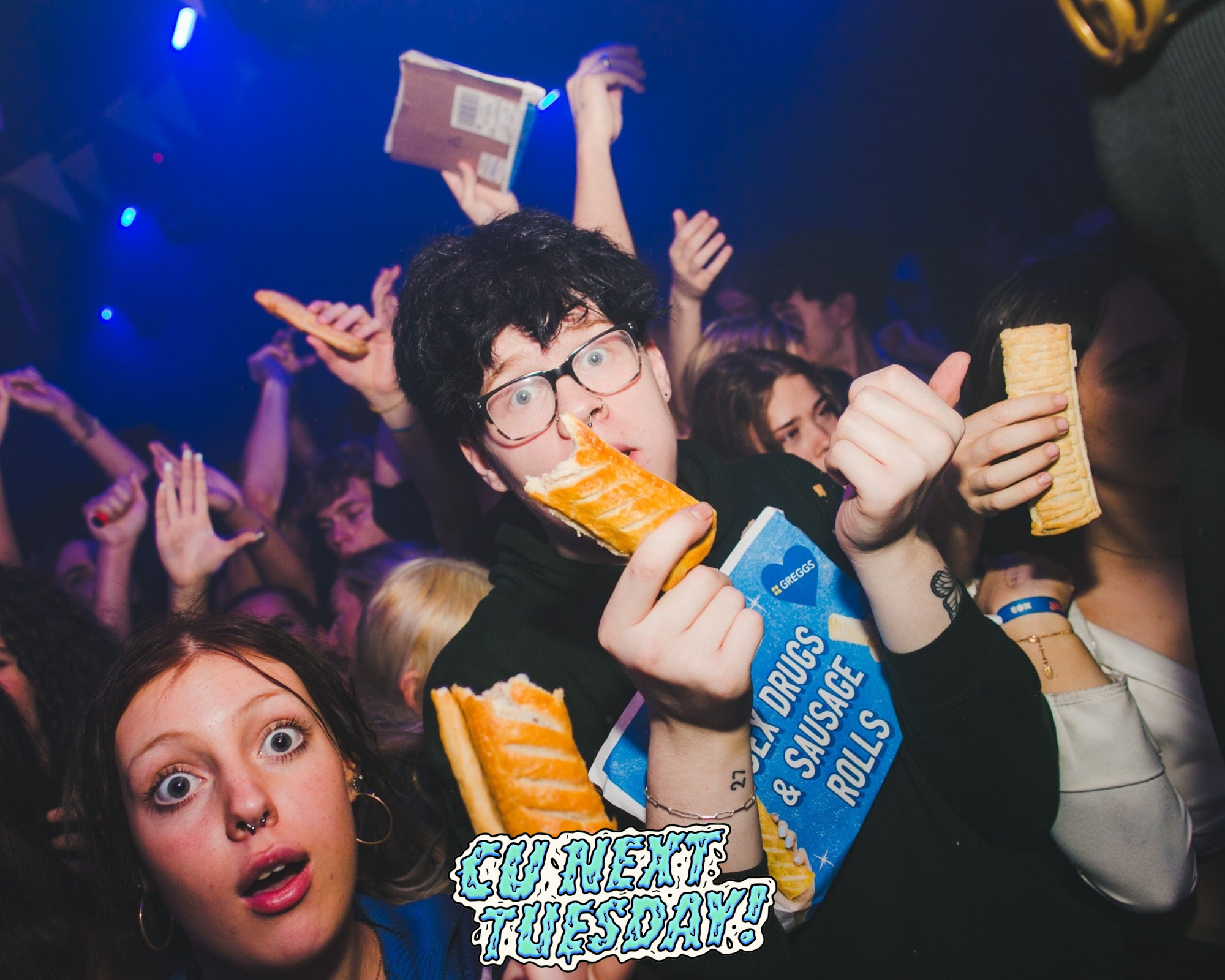 CU NEXT TUESDAY | 50 SHADES OF GREGGS 🌭❤️‍🔥 | FREE GREGGS IN THE CLUB | 21/10/25