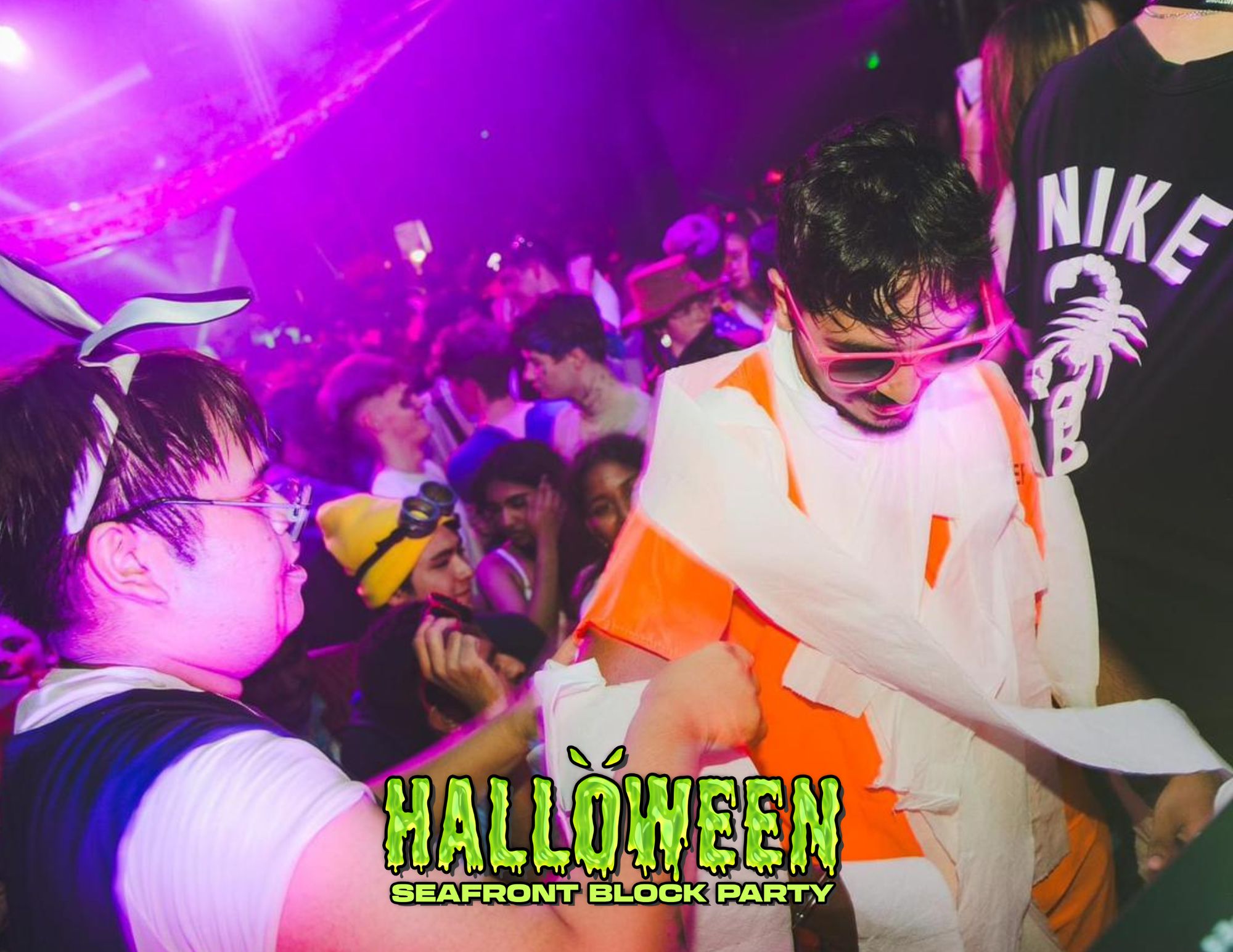 HALLOWEEN SEAFRONT BLOCK PARTY 31.10.25 / 3 VENUES / 3000 STUDENTS - ONE HALLOWEEN EVENT
