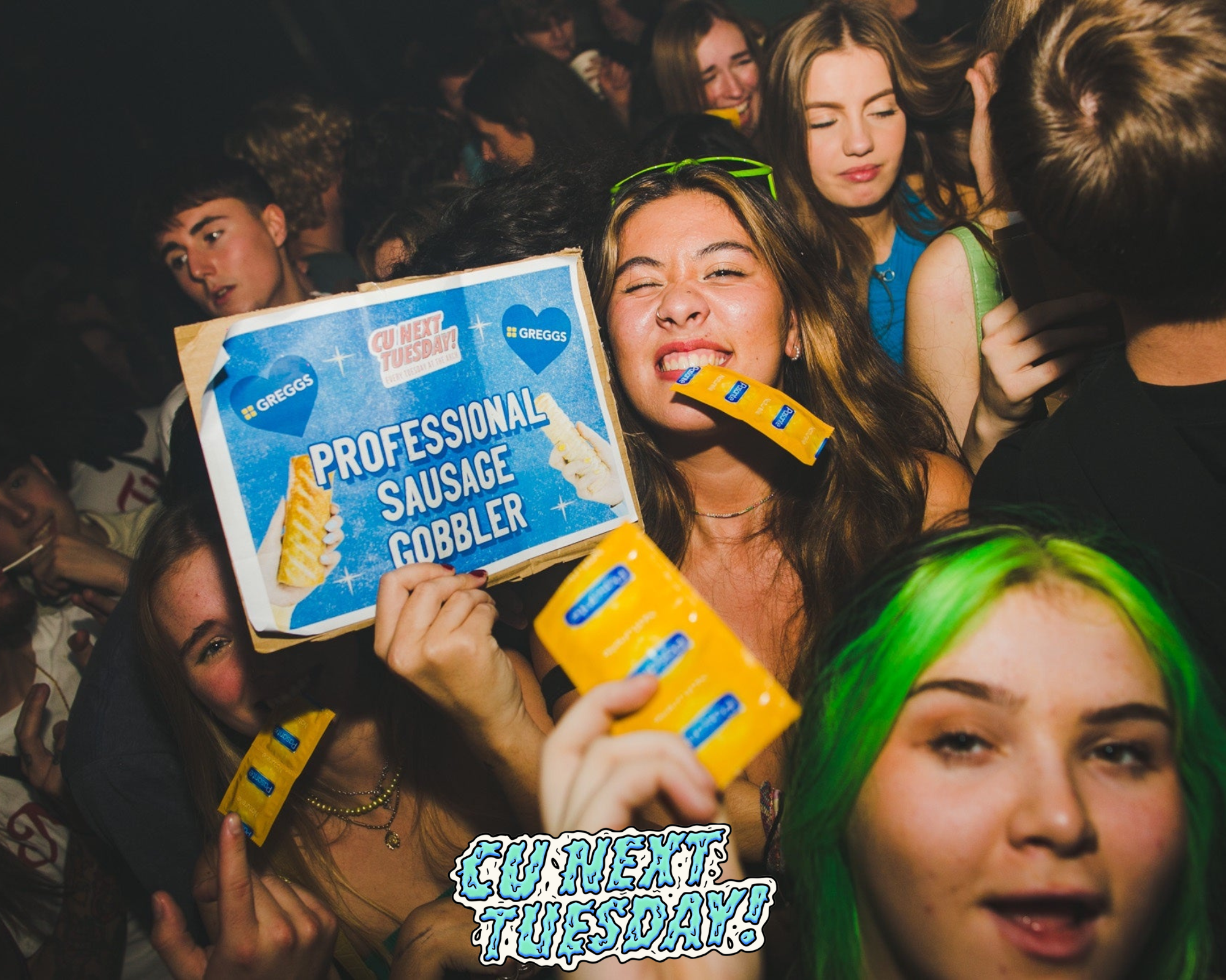 CU NEXT TUESDAY | 50 SHADES OF GREGGS 🌭❤️‍🔥 | FREE GREGGS IN THE CLUB | 21/10/25