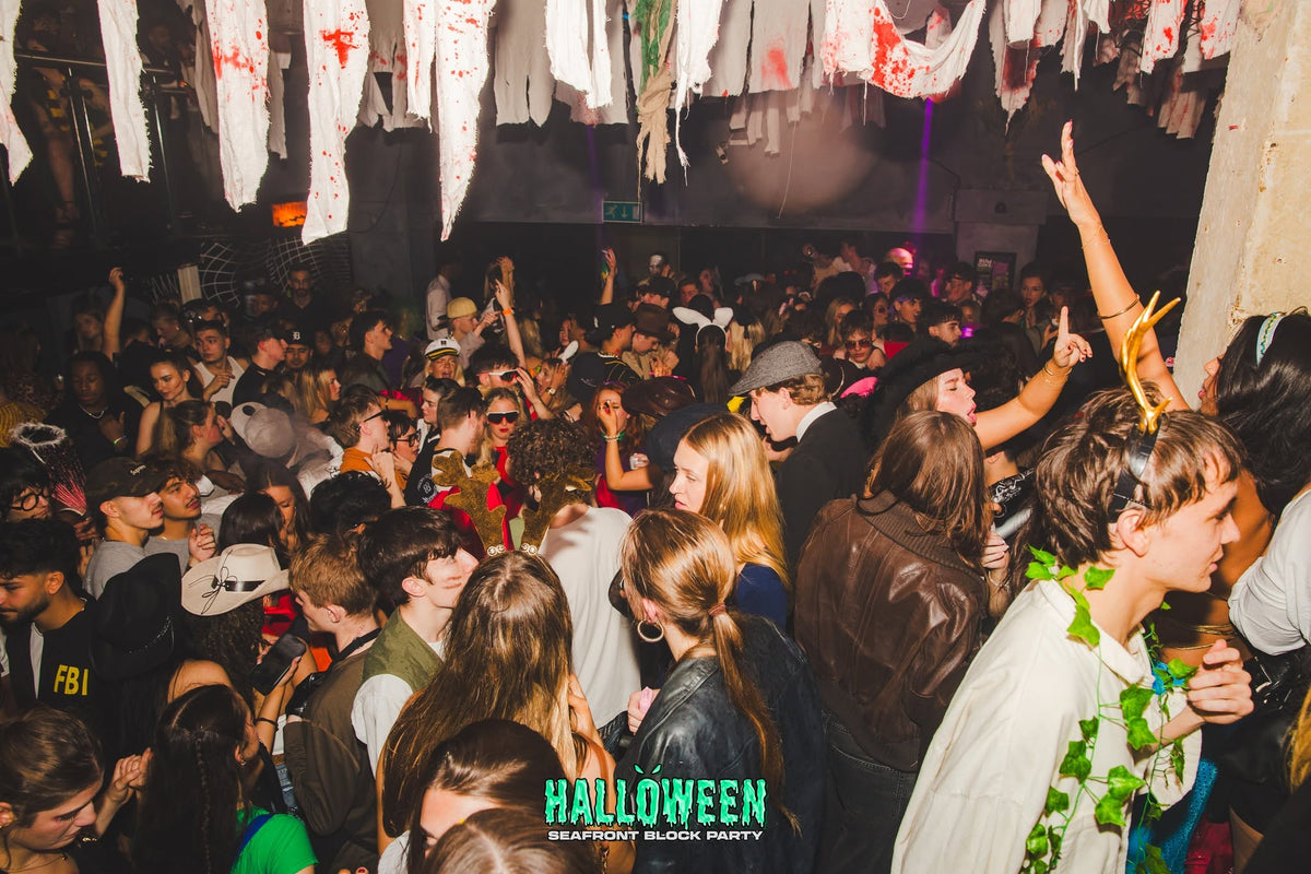 HALLOWEEN SEAFRONT BLOCK PARTY 31.10.26 / 3 VENUES / 3000 STUDENTS - ONE HALLOWEEN EVENT