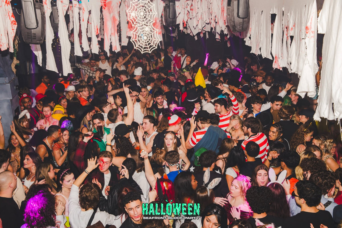 HALLOWEEN SEAFRONT BLOCK PARTY 31.10.26 / 3 VENUES / 3000 STUDENTS - ONE HALLOWEEN EVENT