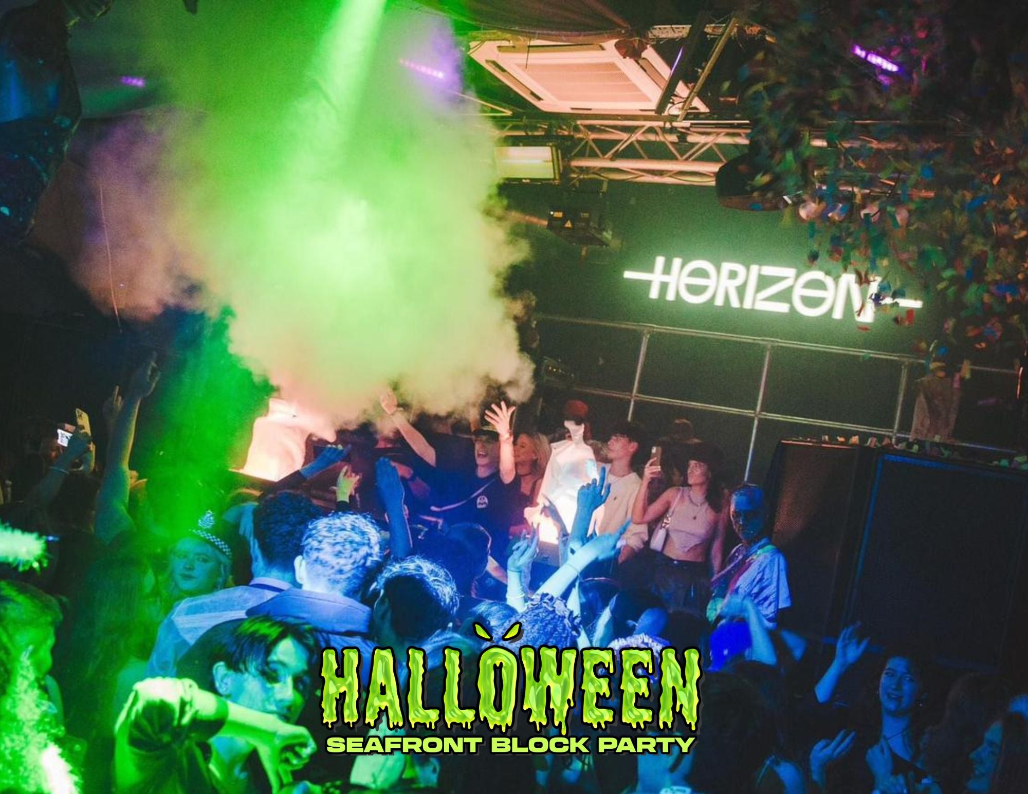 HALLOWEEN SEAFRONT BLOCK PARTY 31.10.25 / 3 VENUES / 3000 STUDENTS - ONE HALLOWEEN EVENT