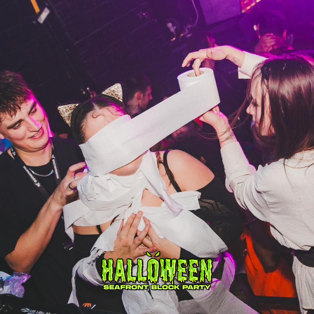 HALLOWEEN SEAFRONT BLOCK PARTY 31.10.25 / 3 VENUES / 3000 STUDENTS - ONE HALLOWEEN EVENT