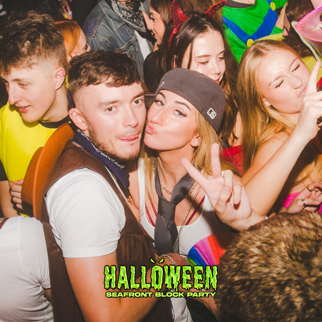HALLOWEEN SEAFRONT BLOCK PARTY 31.10.25 / 3 VENUES / 3000 STUDENTS - ONE HALLOWEEN EVENT