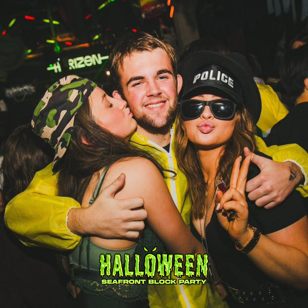 HALLOWEEN SEAFRONT BLOCK PARTY 31.10.25 / 3 VENUES / 3000 STUDENTS - ONE HALLOWEEN EVENT