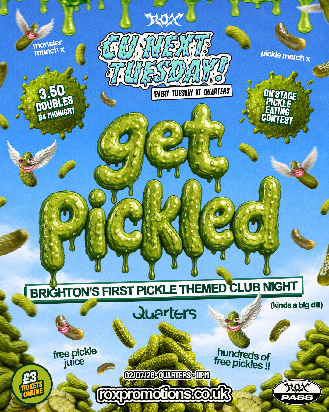 CU NEXT TUESDAY | GET PICKLED 🥒 | 02/06/2026