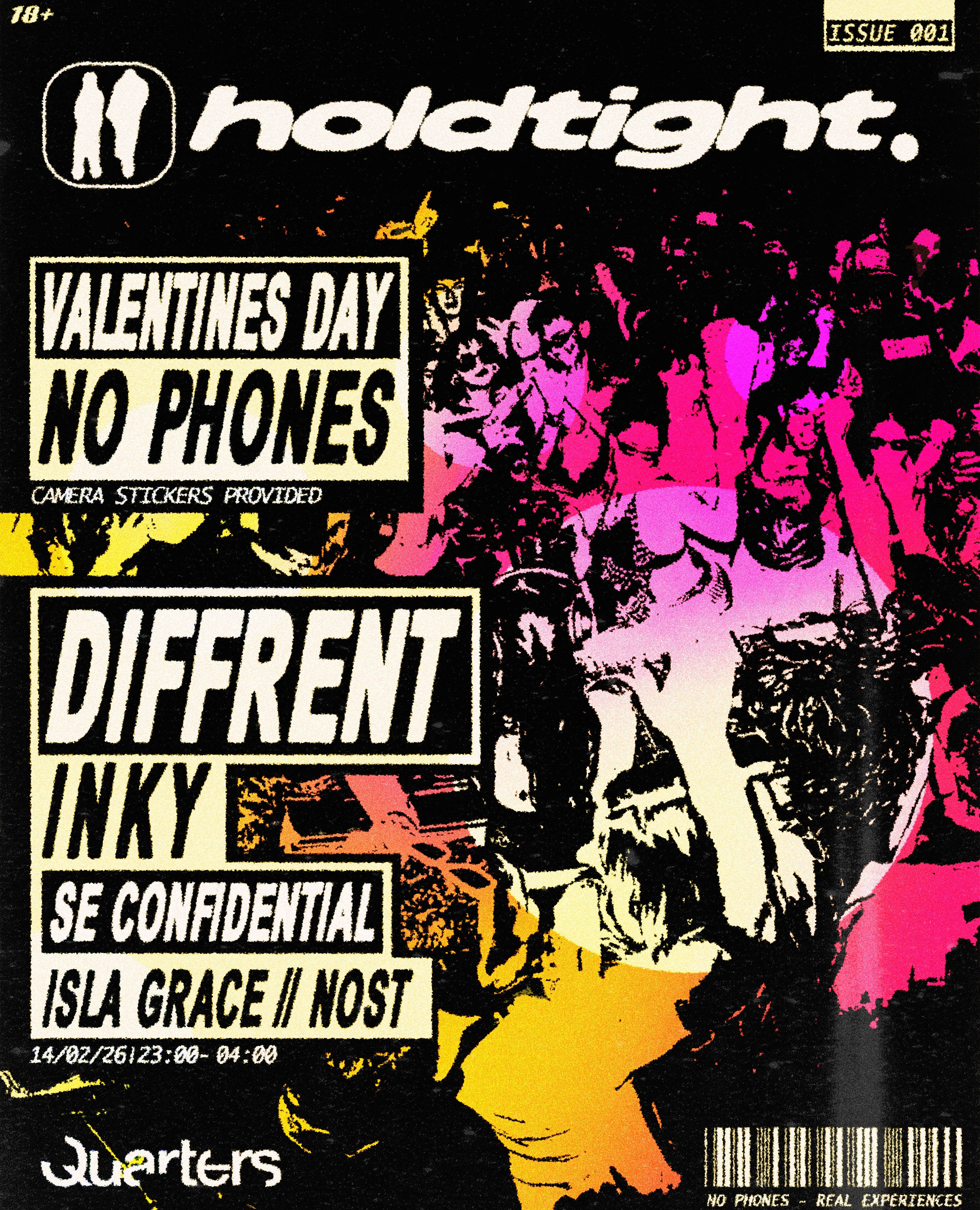 holdtight. // valentines day // no phones party // DIFFRENT
