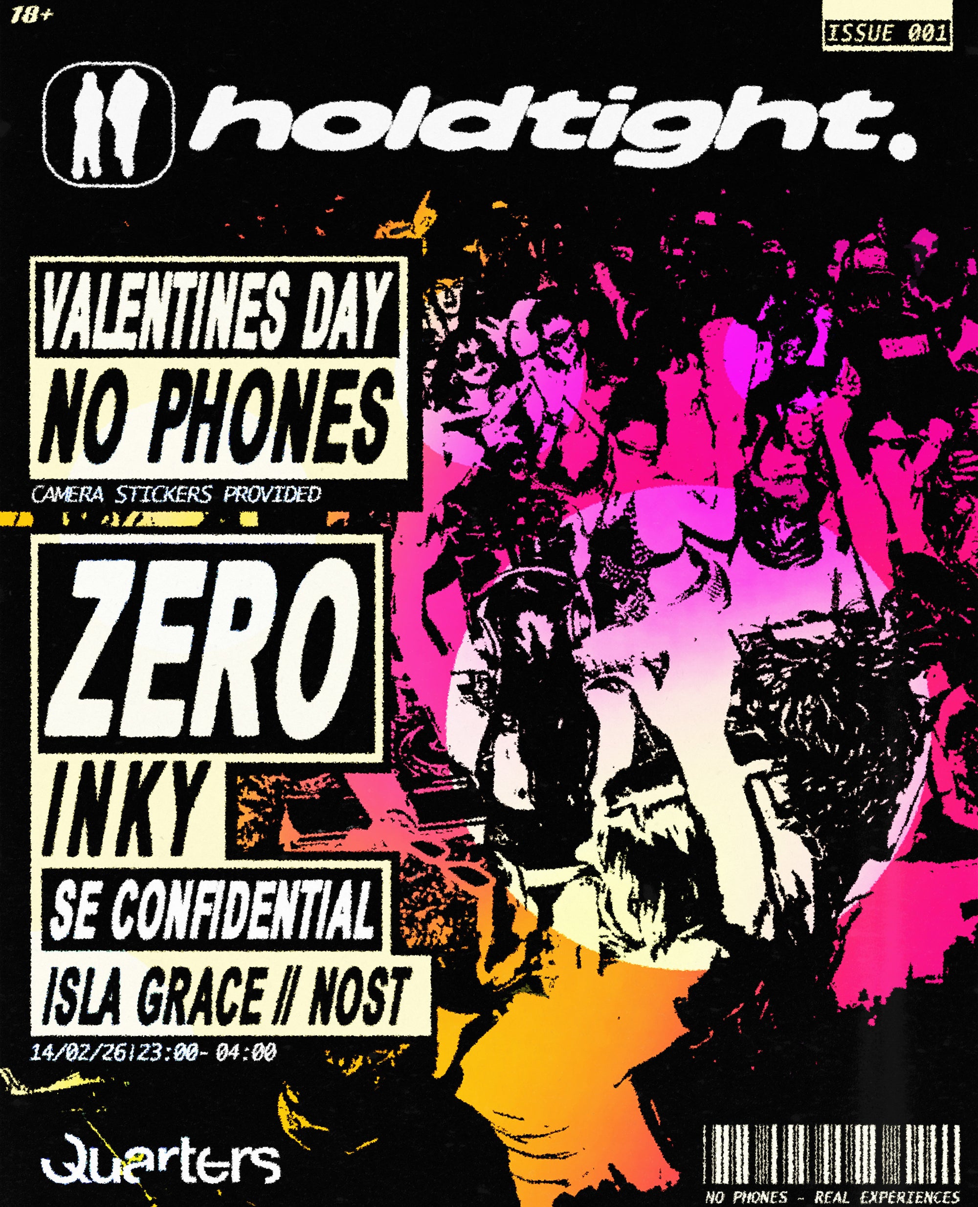 holdtight. // ZERO // valentines day // no phones party