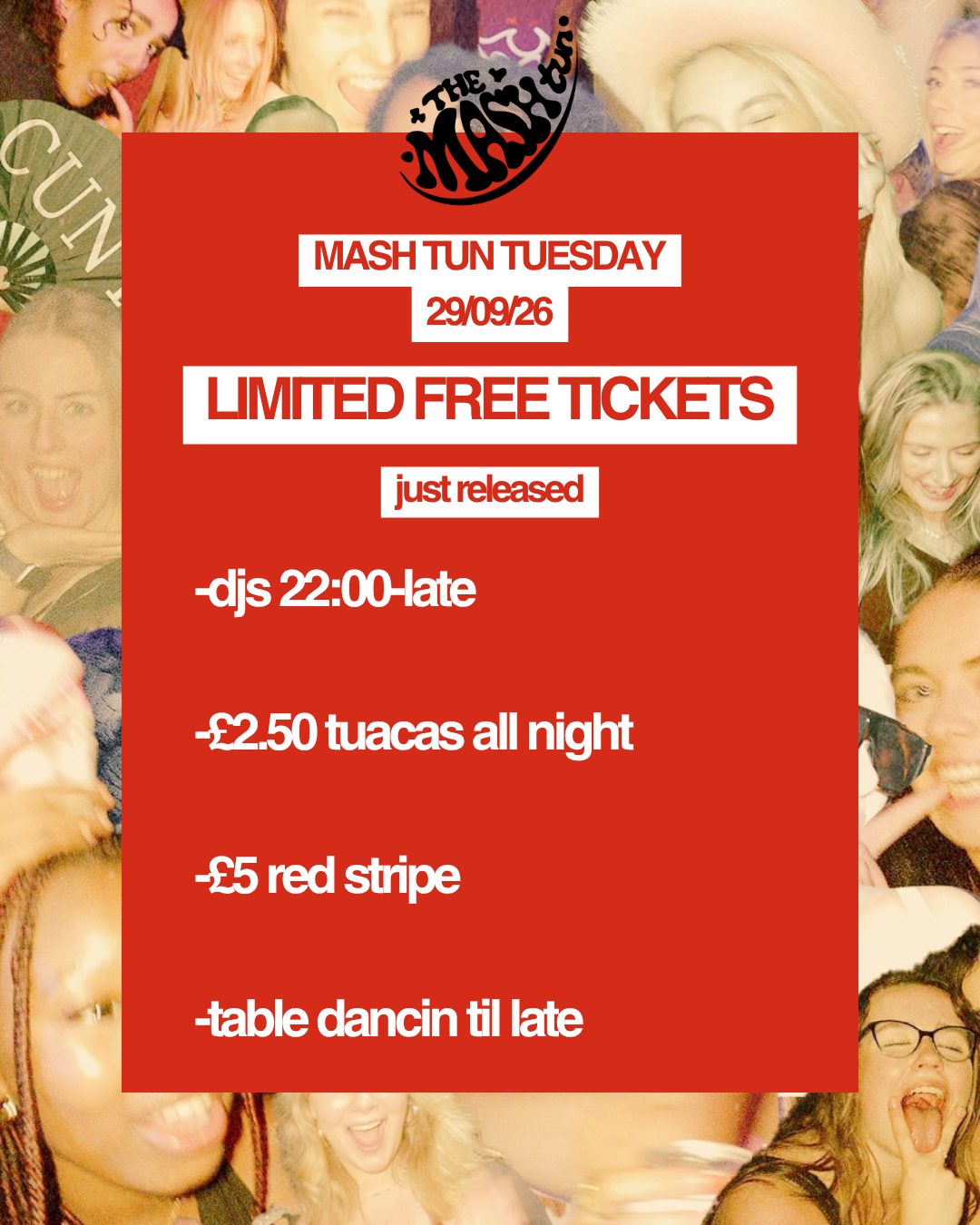 MASH TUESDAY 29/09/26