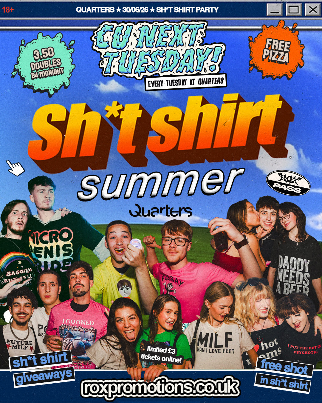 CU NEXT TUESDAY | SH*T SHIRTS 💩 👔 | 30/06/2026