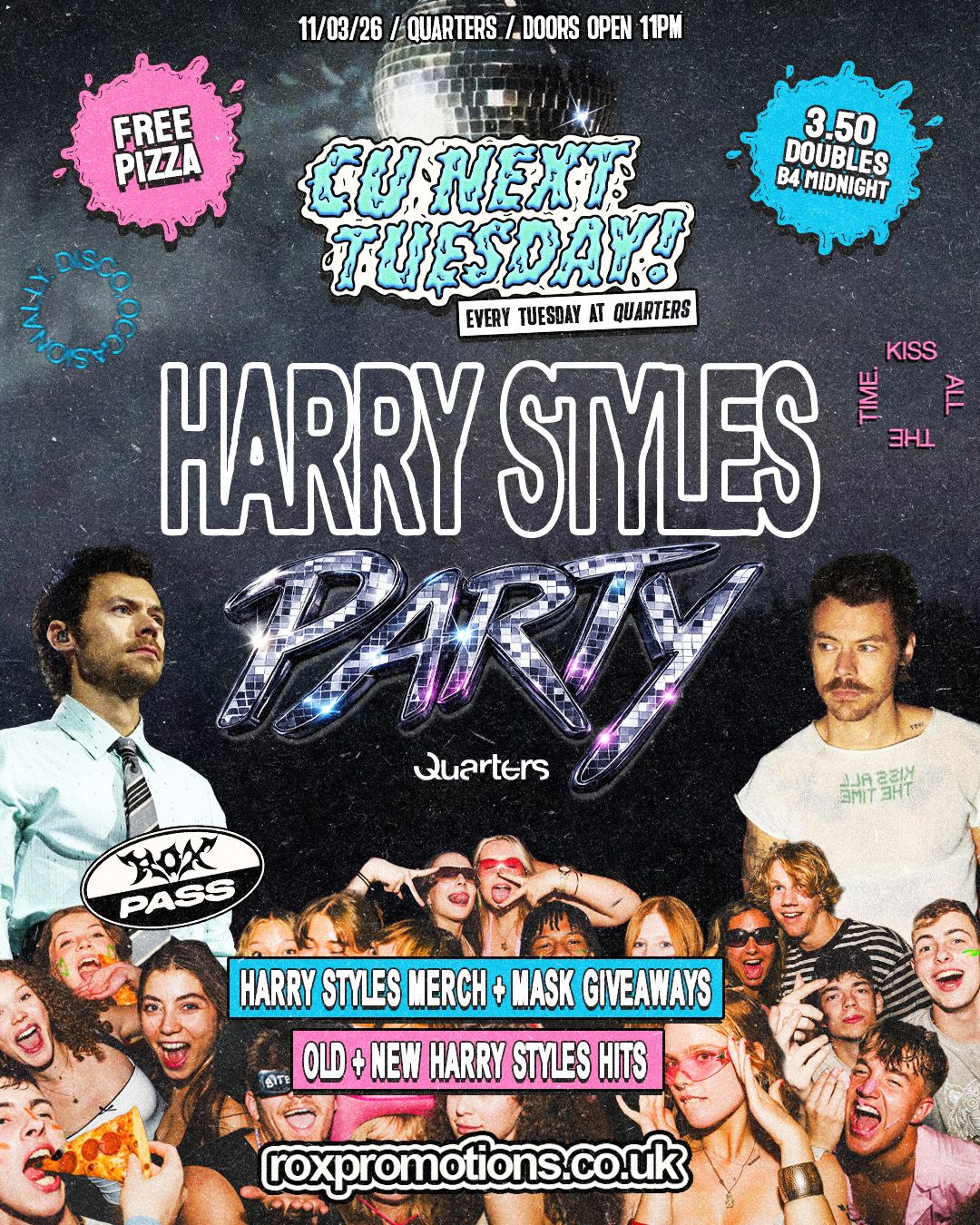 CU NEXT TUESDAY | 🪩 HARRY STYLES PARTY 🪩 | 10/03/2026