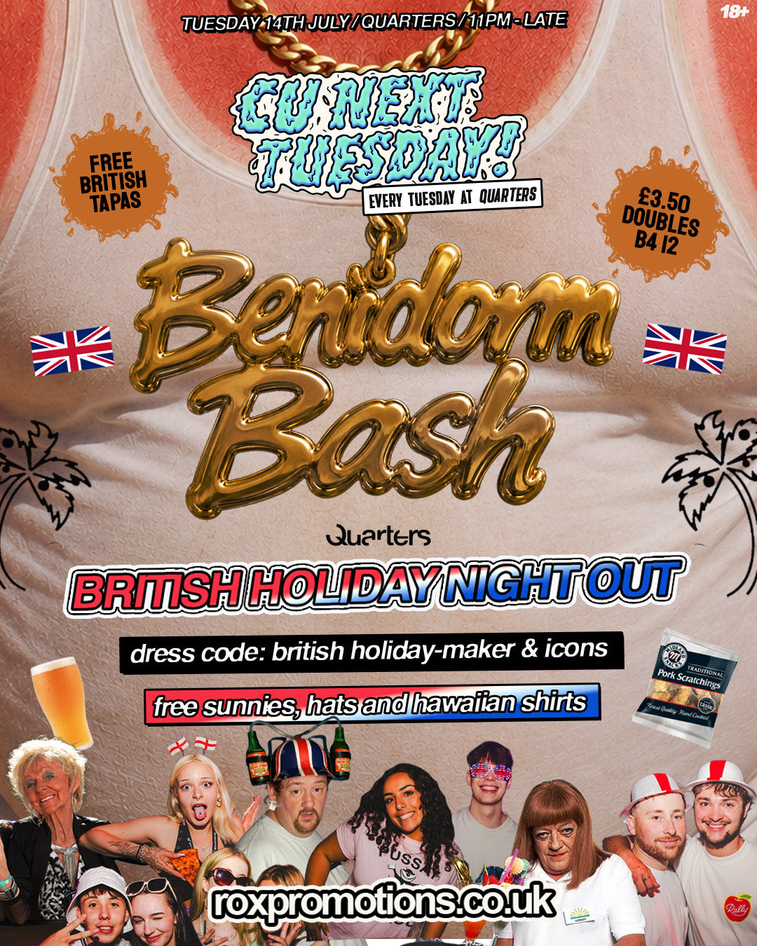 CU NEXT TUESDAY | BENIDORM BASH 🏝️🌺 | 14/07/2026