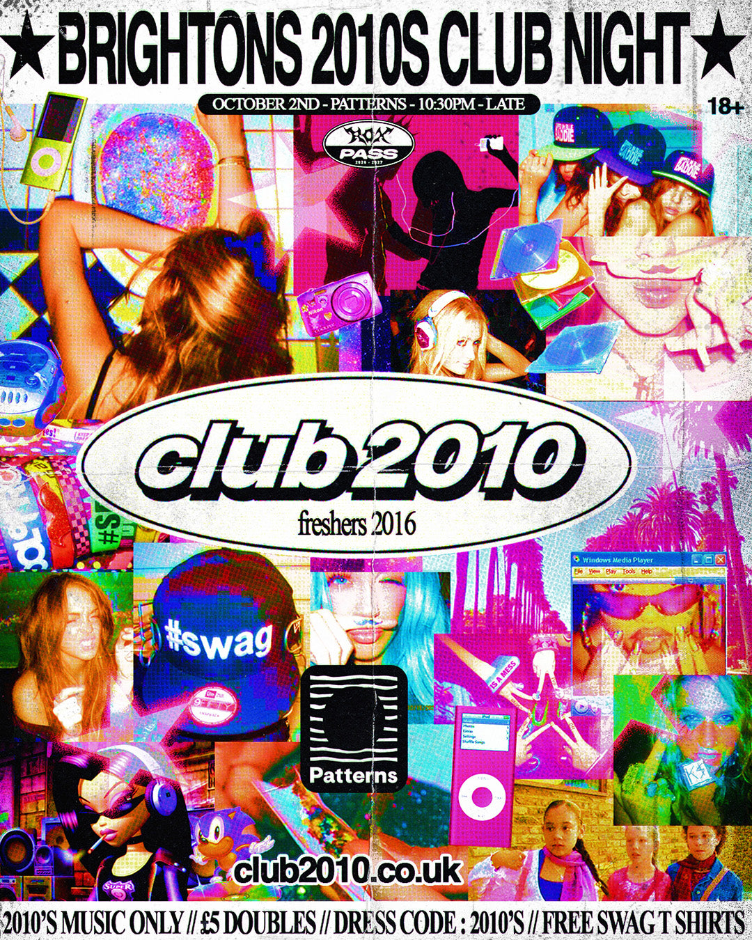 FRESHERS 2016 | CLUB 2010s PATTERNS LAUNCH PARTY 🌈😽| 02/10/2026