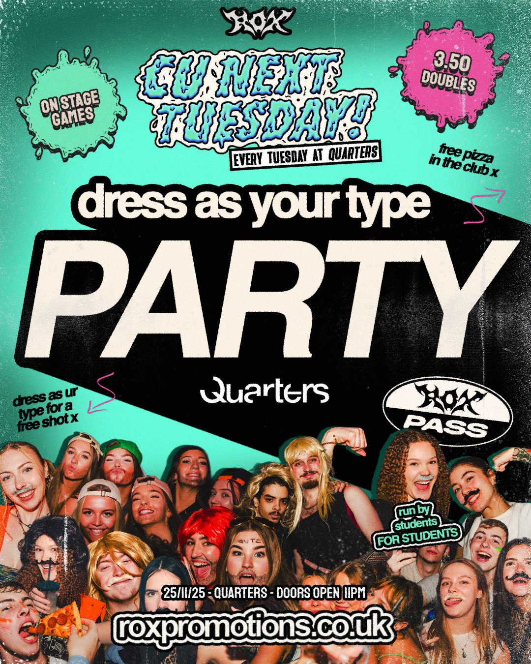 CU NEXT TUESDAY | DRESS AS YOUR TYPE PARTY👔 | 18/11/2025