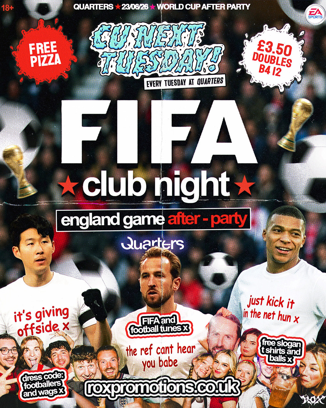 CU NEXT TUESDAY | 🏴󠁧󠁢󠁥󠁮󠁧󠁿⚽️ FIFA CLUB NIGHT - WORLD CUP AFTERPARTY ⚽️ 🏴󠁧󠁢󠁥󠁮󠁧󠁿 | 23/06/2026