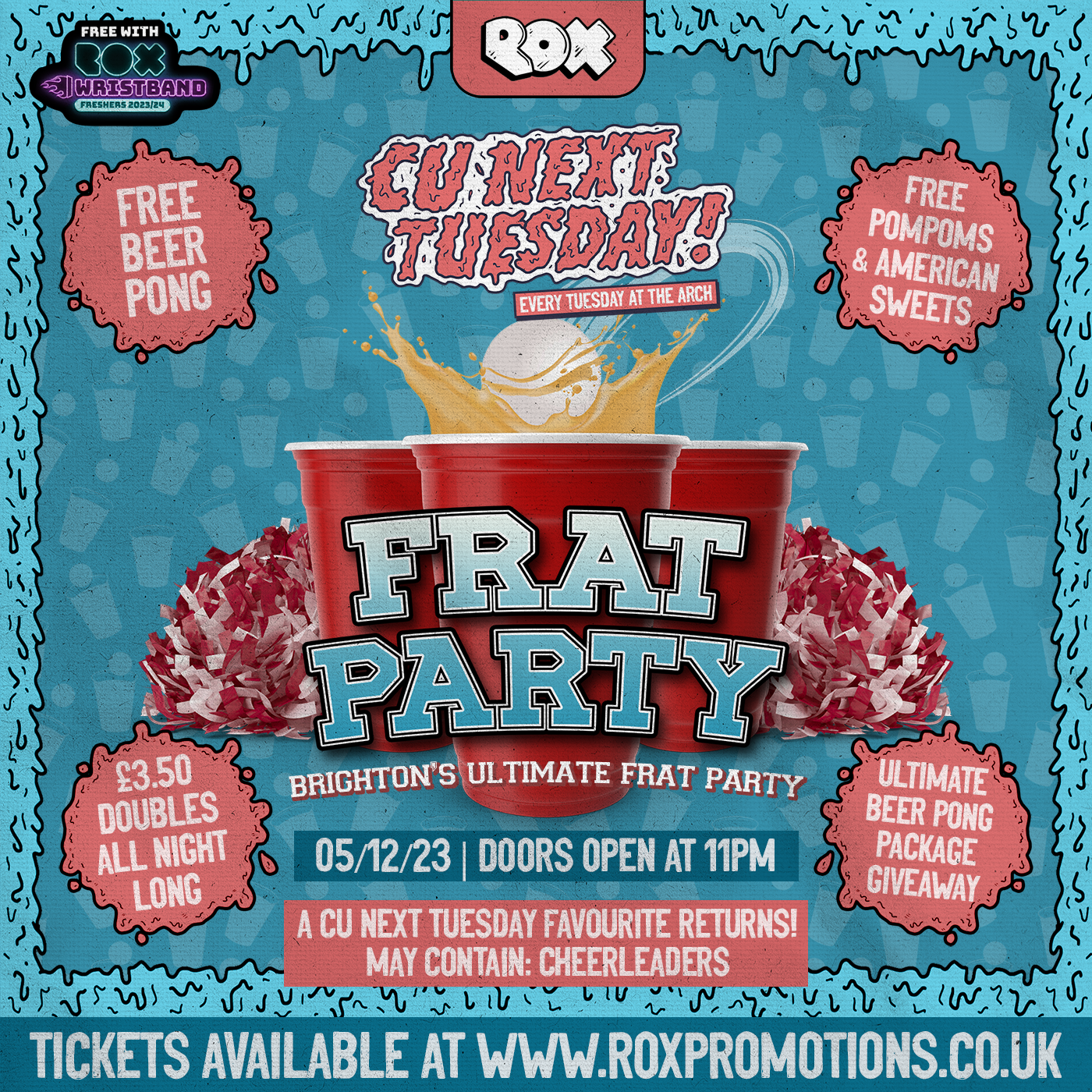 CU NEXT TUESDAY | FRAT PARTY 🇺🇲 | 05/12/23