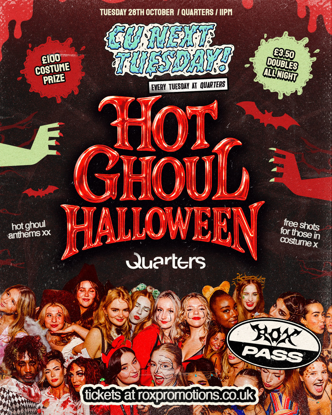 CU NEXT TUESDAY |🦇 HOT GHOUL HALLOWEEN 🦇| 28/10/2025