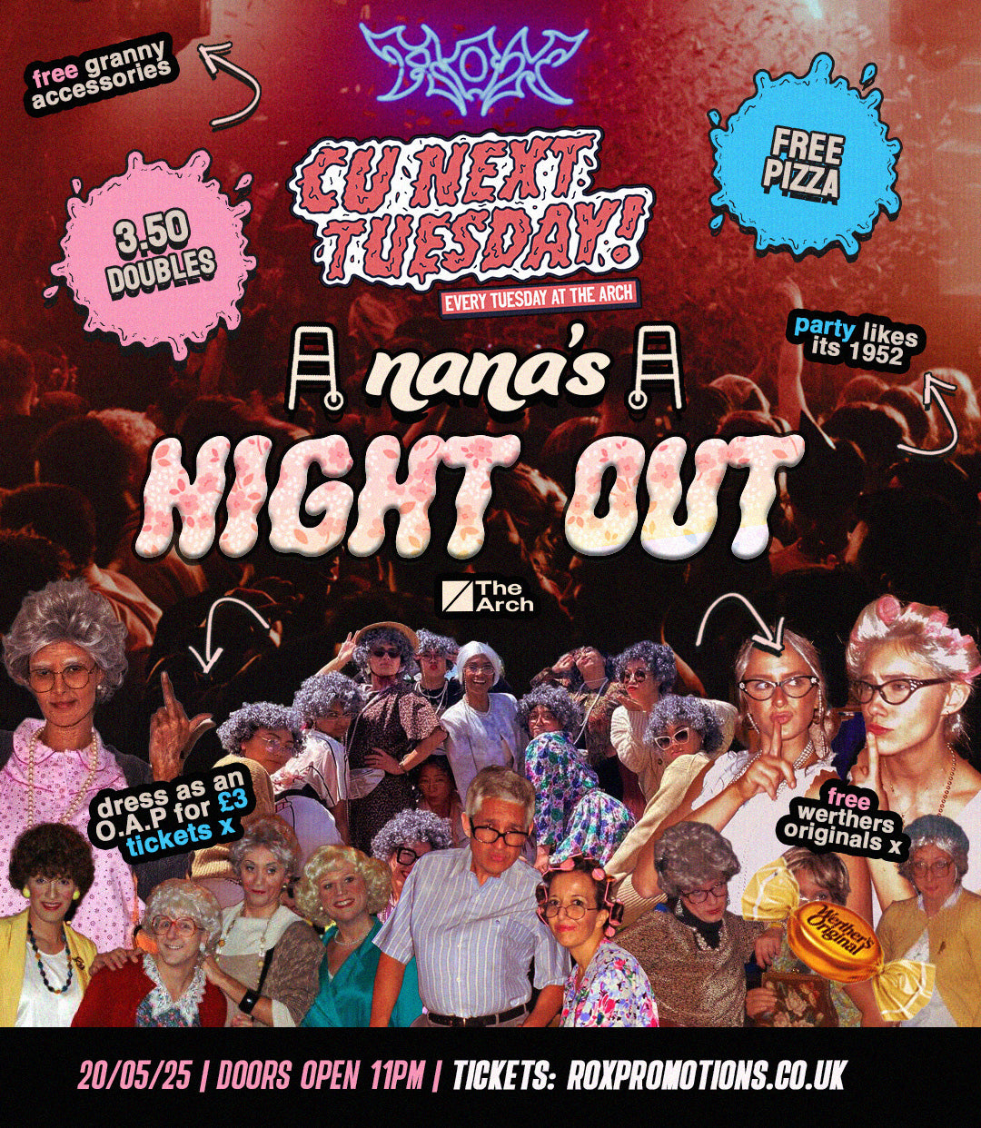 CU NEXT TUESDAY | 👵🏽 NANA'S NIGHT OUT 👵🏽 | 20/05/2025
