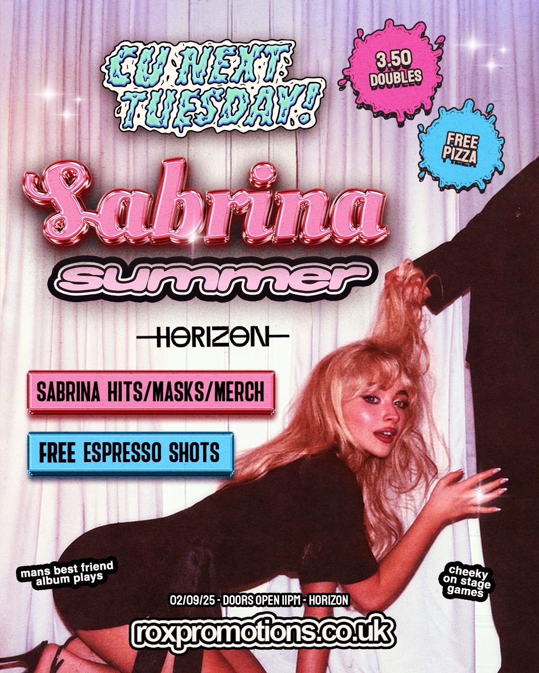 CU NEXT TUESDAY | SABRINA SUMMER 💋 | 02/09/2025