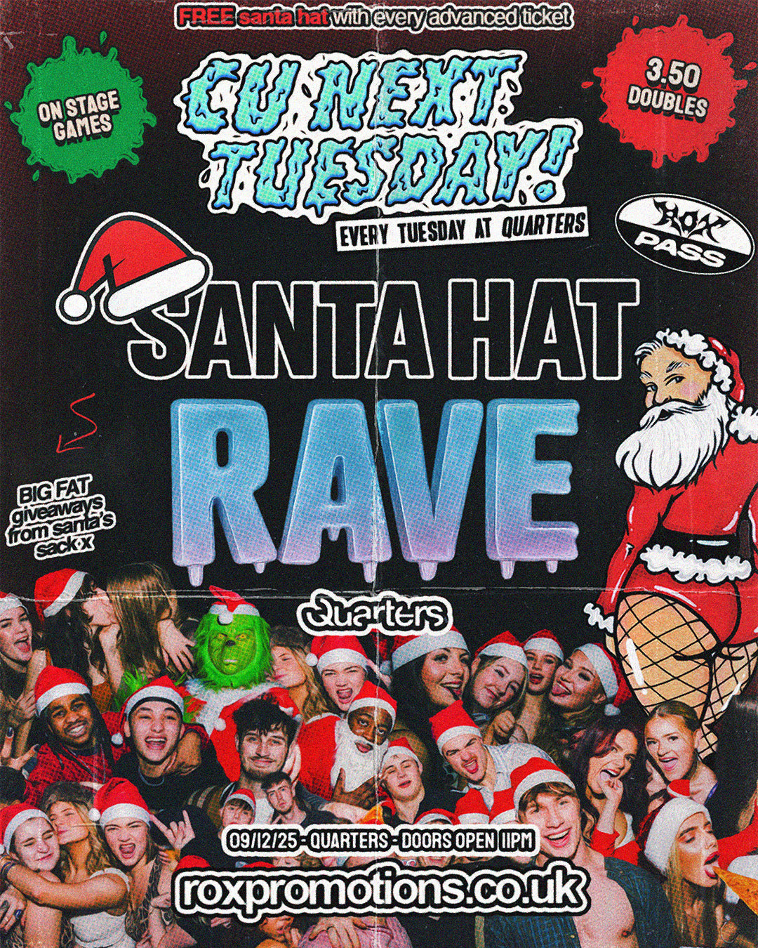 CU NEXT TUESDAY | SANTA HAT RAVE 🎅🎄🤶 | 09/12/2025