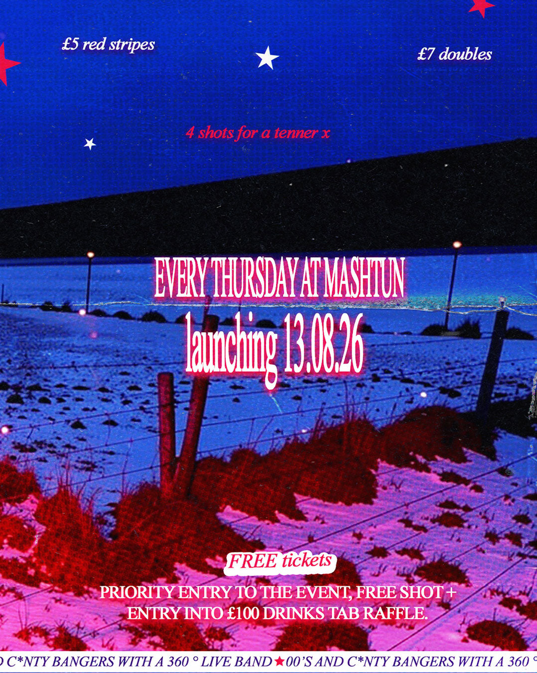 ✨ HOT MESS LAUNCH PARTY ✨ 13/08/26 ✨ LIVE MUSIC EVERY THURSDAY AT MASH