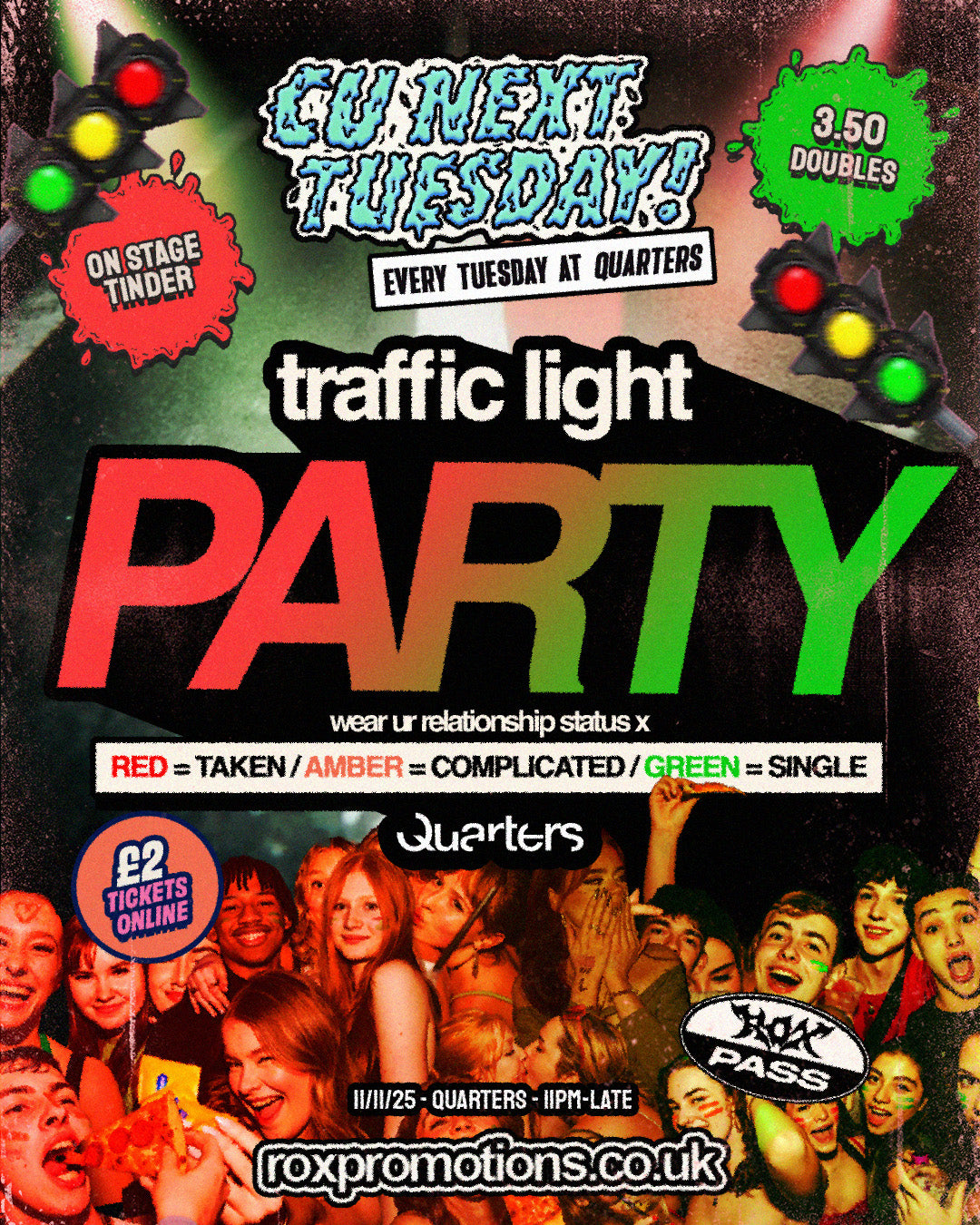 CU NEXT TUESDAY | TRAFFIC LIGHT PARTY🚦|11/11/2025