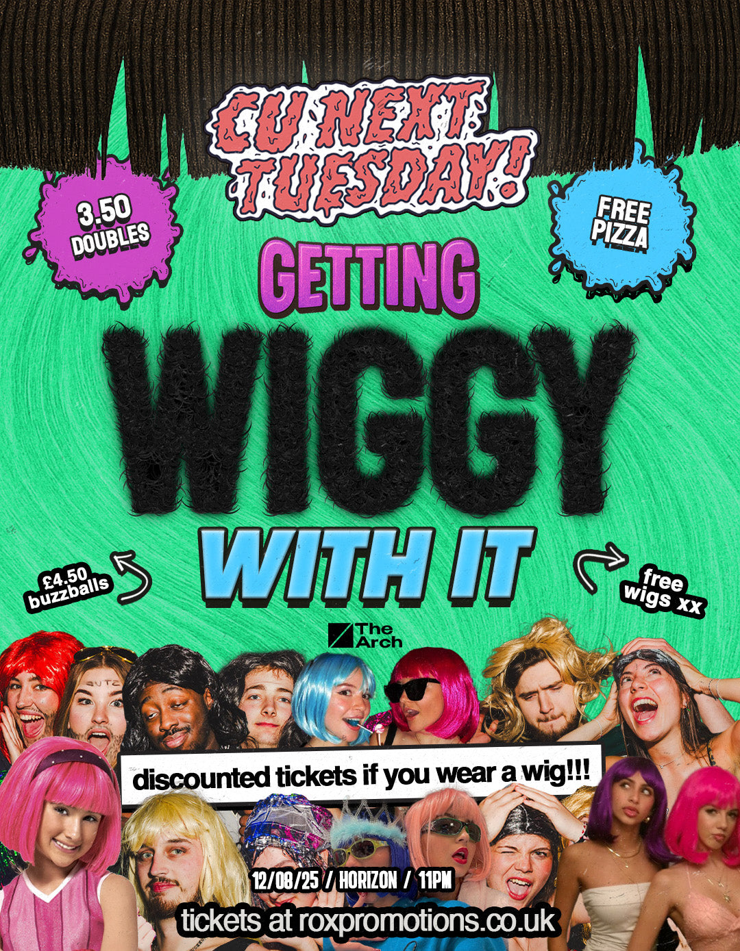 CU NEXT TUESDAY | 👩🏼‍🎤 GETTIN' WIGGY WITH IT 🧑🏾‍🎤 | 12/08/25