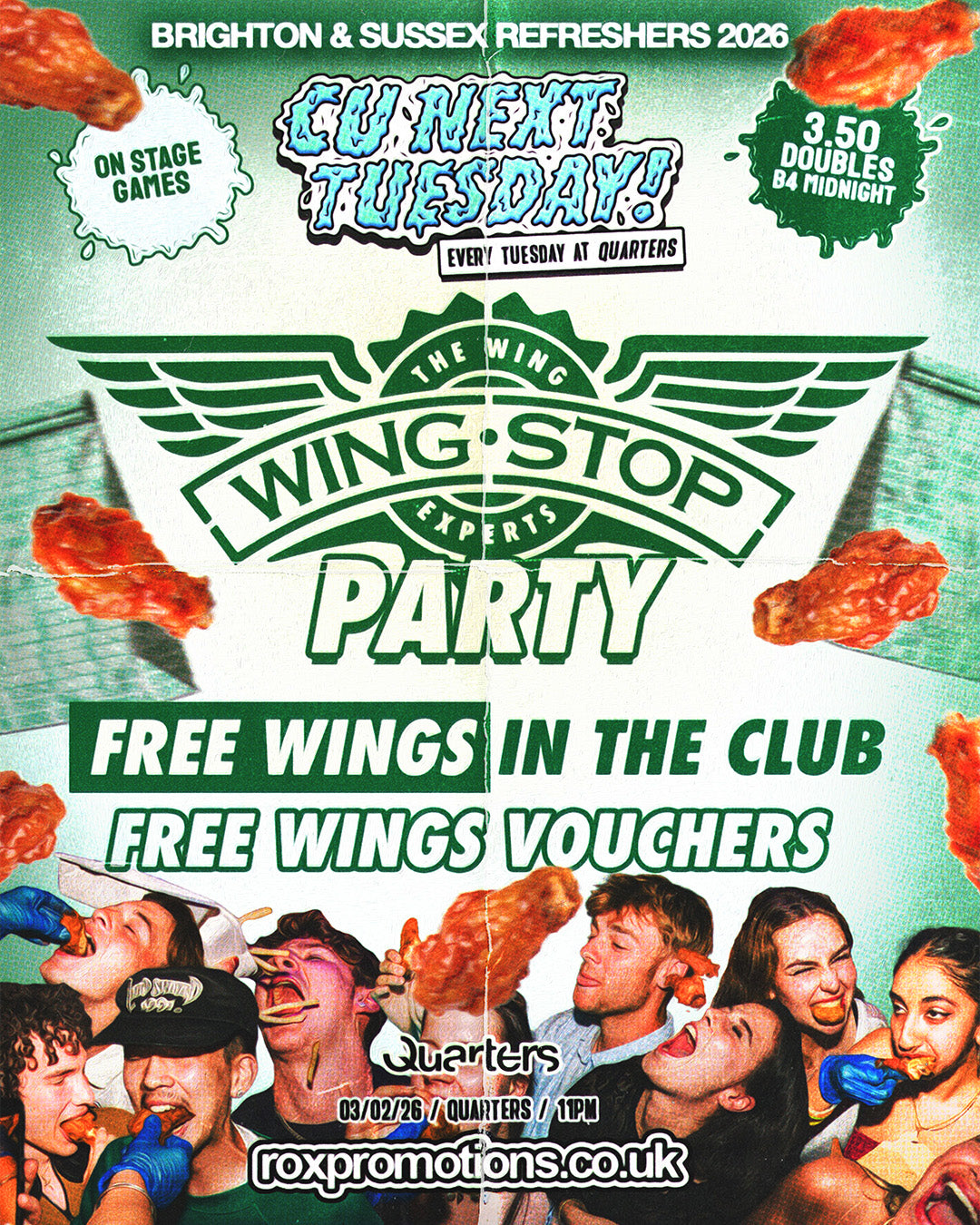 CU NEXT TUESDAY | WINGSTOP PARTY 🍗🍻 | 03/02/2026